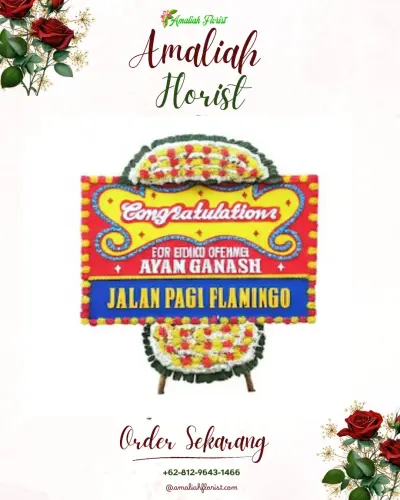 Bunga Papan Congratulation di Loktabat Utara